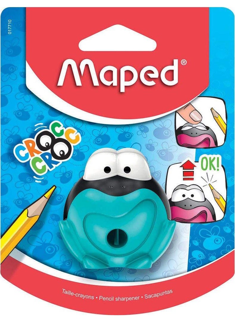 Maped 017710 Croc Croc Signal Single Hole Pencil Sharpener 