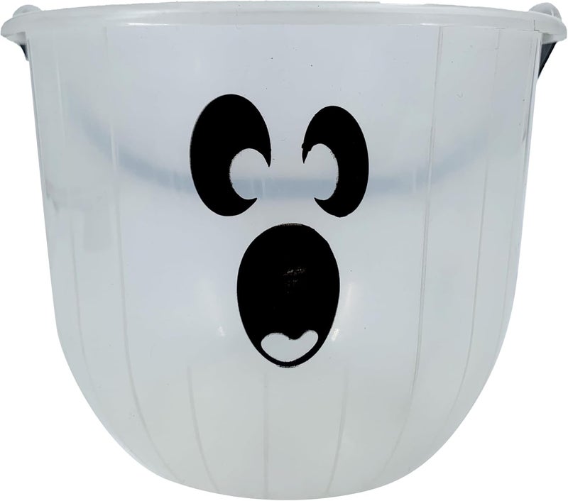 Party Magic Halloween Bucket Glow in Dark 15.5x20cm - Image 1