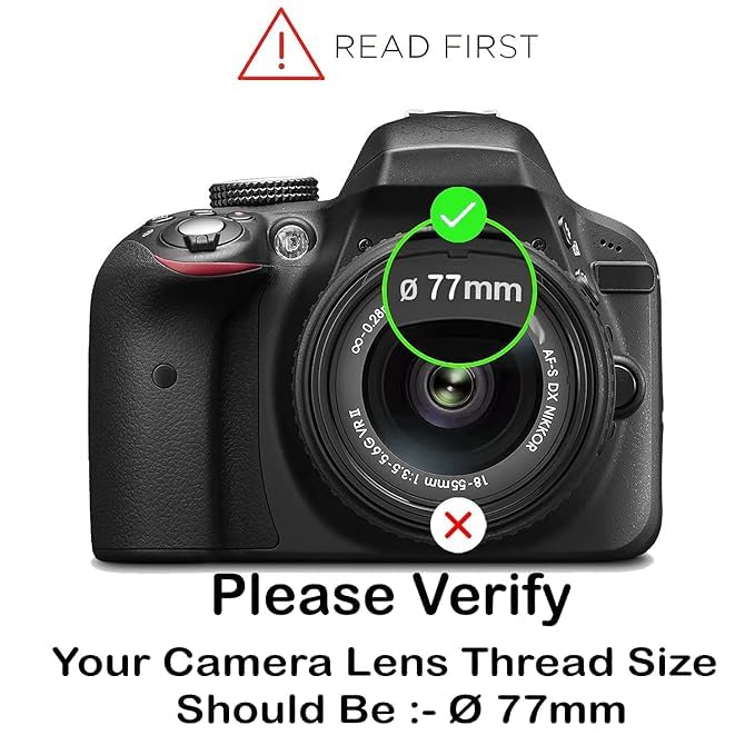 ZINROX® 77-67mm Step Down Lens Filter Adapter Ring Set of 1 Piece Size 77mm to 67mm Stepping Ring Adapter - Image 5