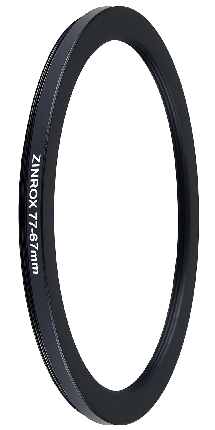 ZINROX® 77-67mm Step Down Lens Filter Adapter Ring Set of 1 Piece Size 77mm to 67mm Stepping Ring Adapter - Image 4