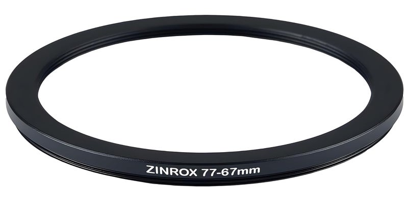 ZINROX® 77-67mm Step Down Lens Filter Adapter Ring Set of 1 Piece Size 77mm to 67mm Stepping Ring Adapter - Image 3
