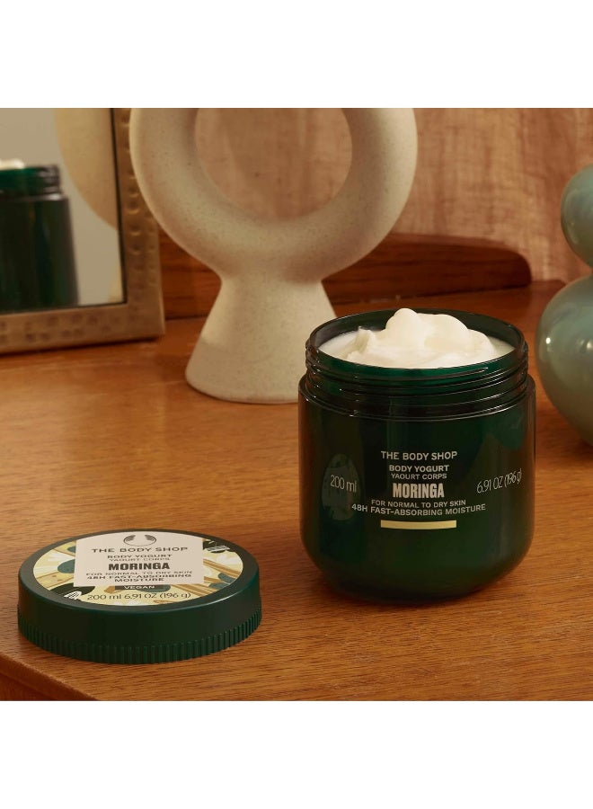 THE BODY SHOP The Body Shop Moringa Body Yogurt, 48hr Moisturizer, 100% Vegan, 6.98 Fl.Oz - Image 2