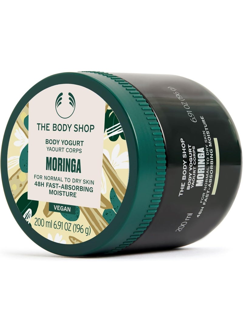 THE BODY SHOP The Body Shop Moringa Body Yogurt, 48hr Moisturizer, 100% Vegan, 6.98 Fl.Oz - Image 4