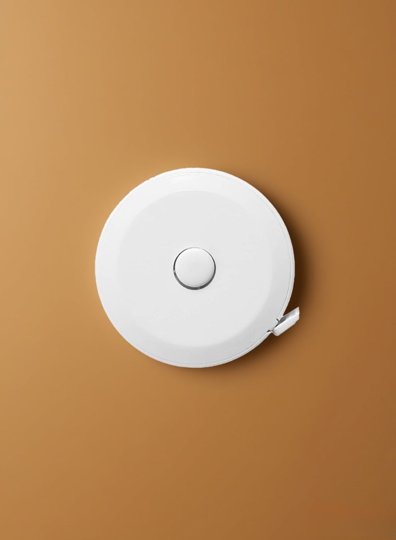 Mini Tape Measure Retractable Bulk 1.5m Small Measuring Tape Pocket Tiny Inch and Metric Measurement for Construction Party Favors, Operation Christmas Items, Men Gifts(White) - Image 4