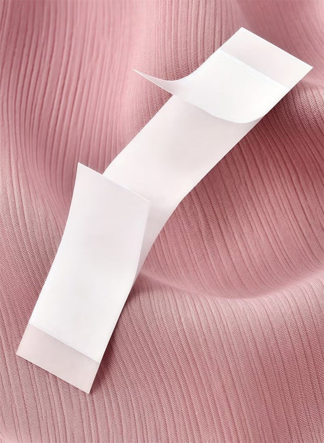 واي جيه 1 حزمة من الشريط ذي الوجهين، مناسبة لملابس غطاء الرأس، وملصقات الحجاب، وشريط ذي وجهين، وشريط قوي، مناسبة لمختلف أقمشة الملابس والتنورات، (حزمة واحدة 36 قطعة) - Image 4