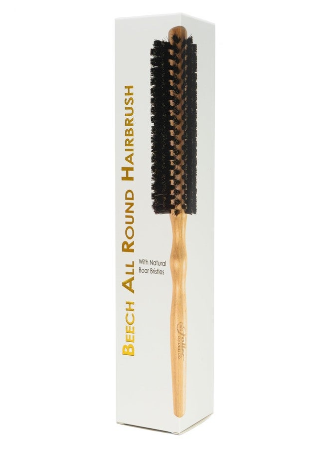 fuller brush فرشاة شعر فولر برش من الخشب الطبيعي - مقبض مريح منحني - شعيرات خنزير حقيقية - نمط تجعيد حلزوني للشعر المجعد والقصير - تصفيف وتوجيه مع لمعان طبيعي (جميع الأنماط) - Image 4