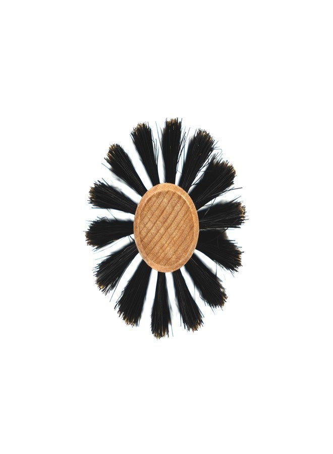 fuller brush فرشاة شعر فولر برش من الخشب الطبيعي - مقبض مريح منحني - شعيرات خنزير حقيقية - نمط تجعيد حلزوني للشعر المجعد والقصير - تصفيف وتوجيه مع لمعان طبيعي (جميع الأنماط) - Image 3