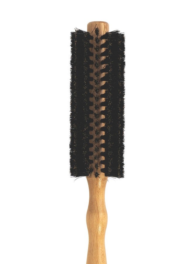 fuller brush فرشاة شعر فولر برش من الخشب الطبيعي - مقبض مريح منحني - شعيرات خنزير حقيقية - نمط تجعيد حلزوني للشعر المجعد والقصير - تصفيف وتوجيه مع لمعان طبيعي (جميع الأنماط) - Image 2