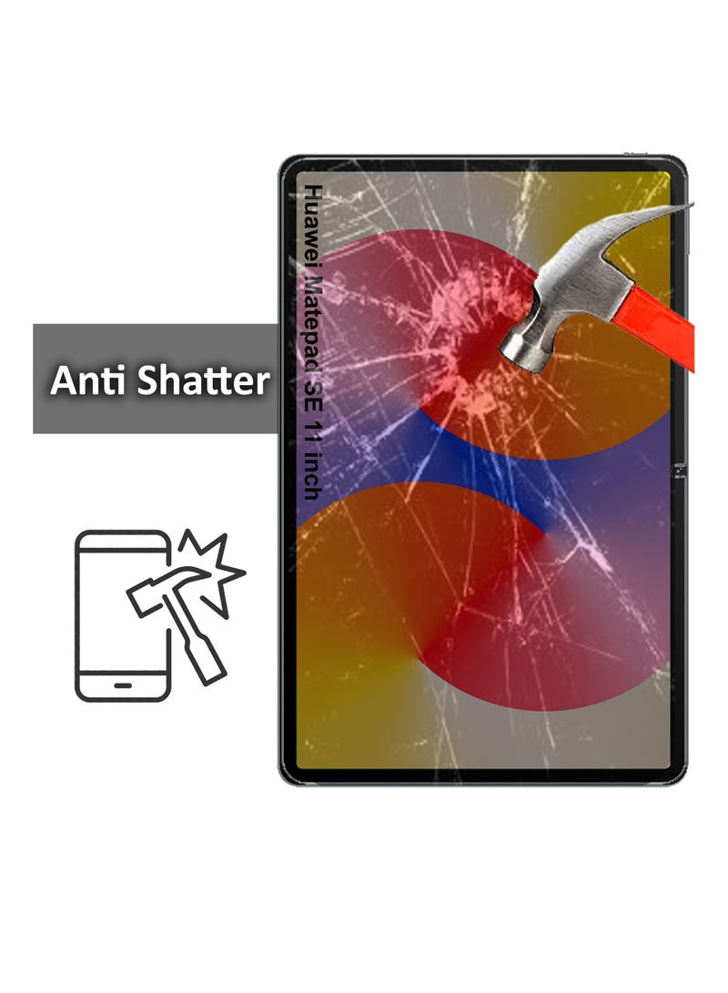 For Huawei Matepad SE 11 inch Premium Tempered Glass Anti-Scratch, Smudge Proof Easy Installation Screen Protector Guard  - Image 4