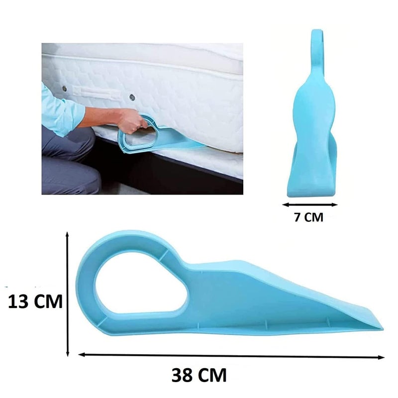 Mattress Lifter & Bedsheet Tucker Tool - 38 cm Ergonomic Stand Elevator for Easy Bed Making | Lift & Tuck Bed Sheets Effortlessly (Pack of 1)  - Image 4