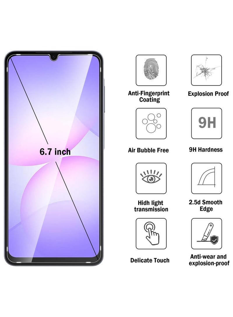 Fankalo Screen Protector for Samsung Galaxy A07 High Transmittance Glass Scratch Resistant Tempered Glass - Image 4