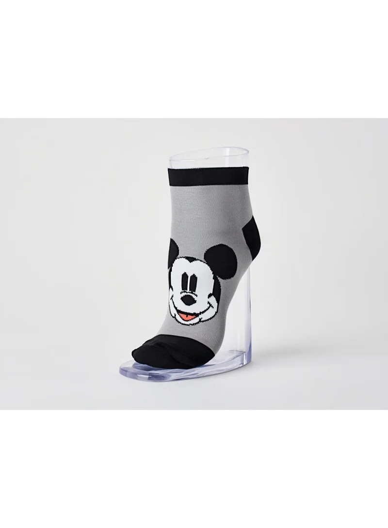 Mickey Mouse  3 PAIRS | MICKEY MOUSE ANKLET SOCKS 78% COTTON| 18% POLYESTER | 4% ELASTANE  | Best Price UAE