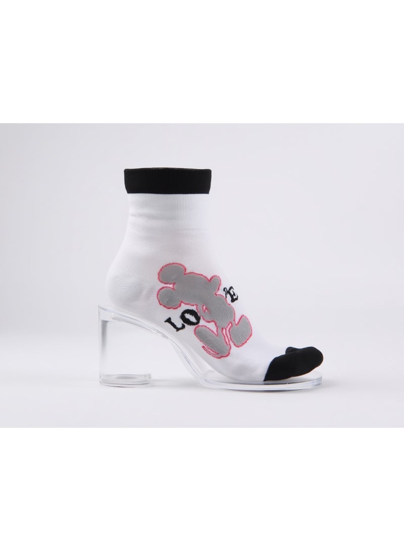 ميكي ماوس 3 أزواج | جوارب كاحل ميكي ماوس 78% قطن | 18% بوليستر | 4% إيلاستين - Image 4