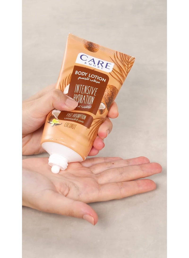 كير & مور لوشن للجسم برائحة جوز الهند – ترطيب مكثف وامتصاص سريع – 150 مل - Image 2