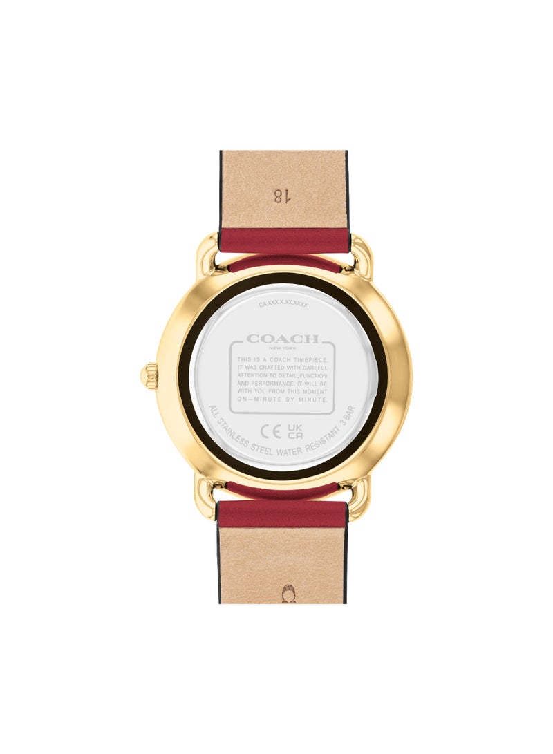 COACH Watches Round Analog Women'S Red Case Watch - 14504378 - Image 3