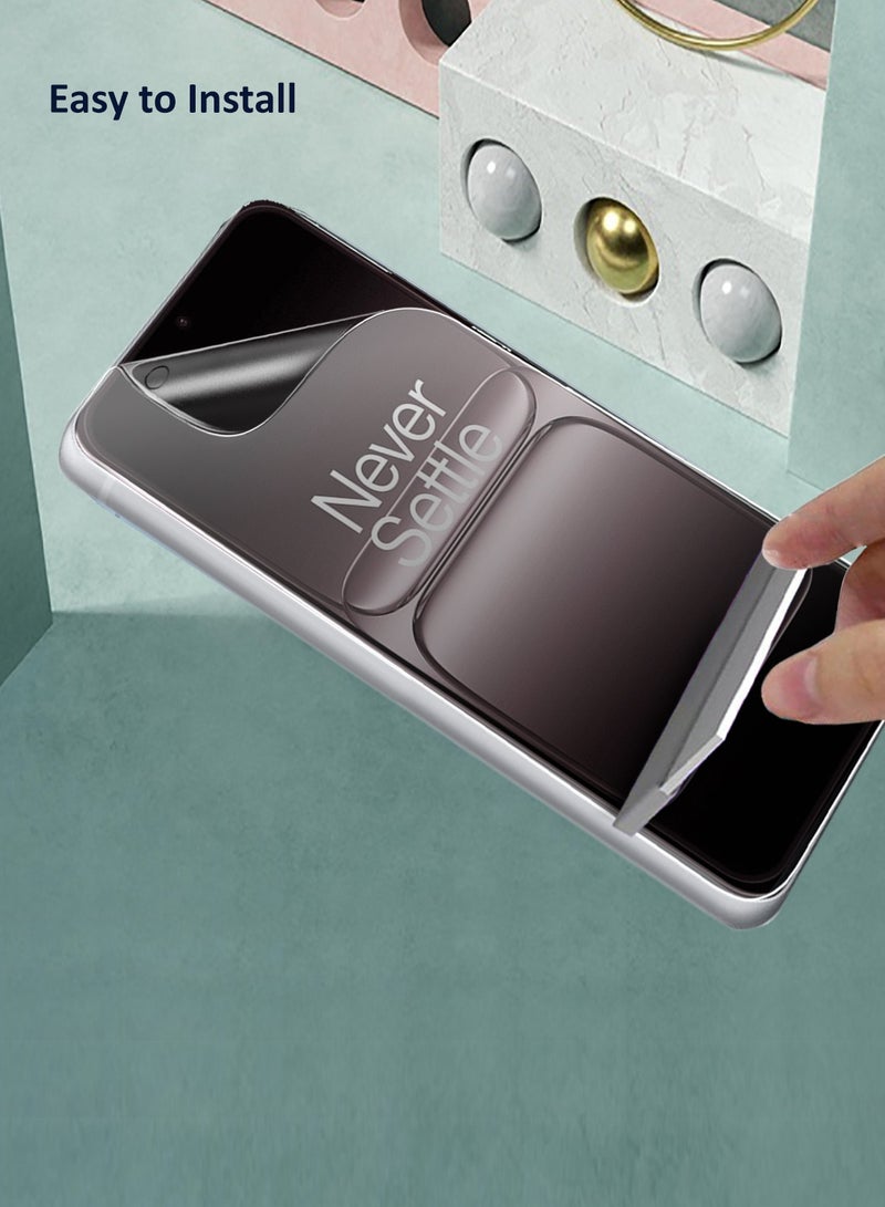 Wtech OnePlus 13s 5G 2025 Premium Hydrogel Anti Spy / Anti Privacy Film Thin and Flexible Screen Protector (MSHFMP) - Clear - Image 4