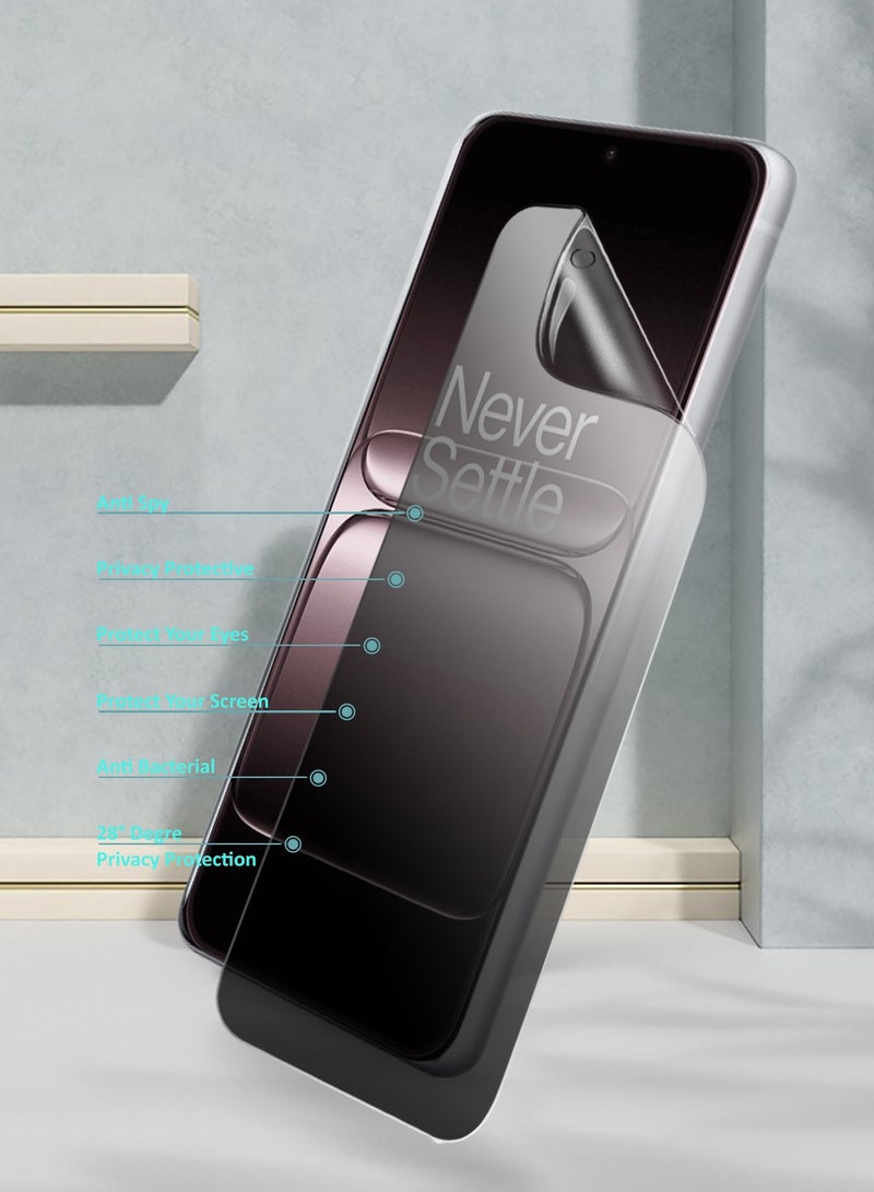 Wtech OnePlus 13s 5G 2025 Premium Hydrogel Anti Spy / Anti Privacy Film Thin and Flexible Screen Protector (MSHFMP) - Clear - Image 2