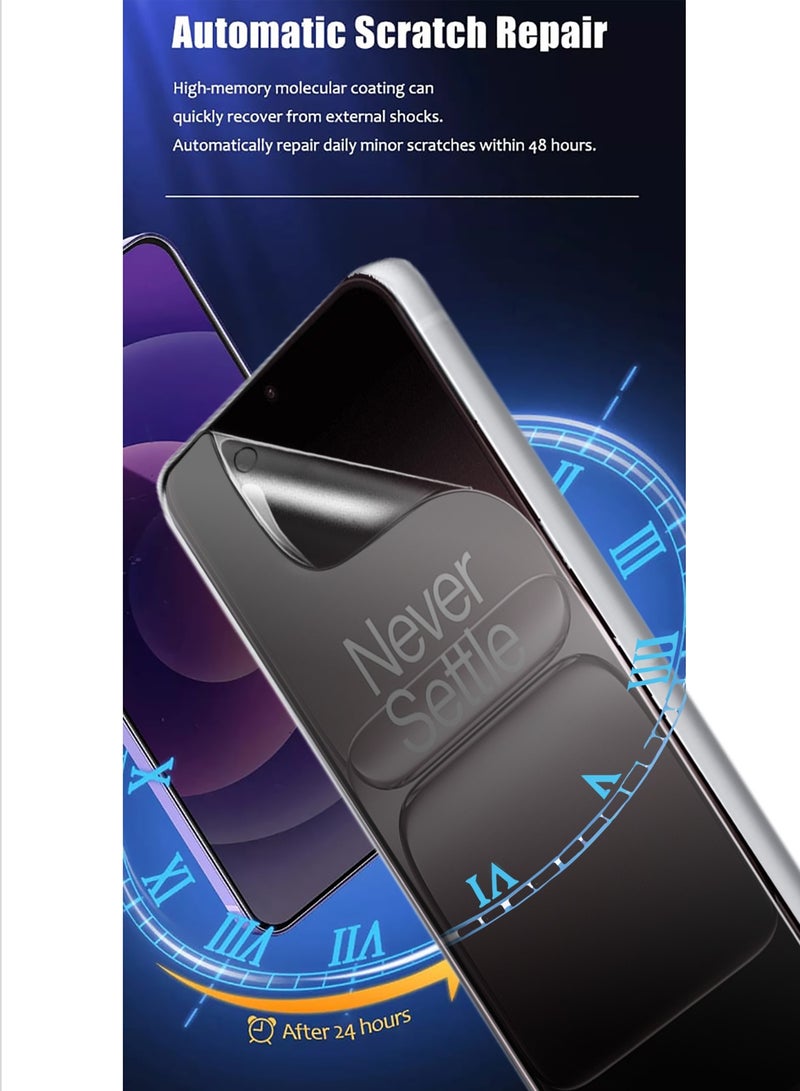 Wtech OnePlus 13s 5G 2025 Premium Hydrogel Anti Spy / Anti Privacy Film Thin and Flexible Screen Protector (MSHFMP) - Clear - Image 3