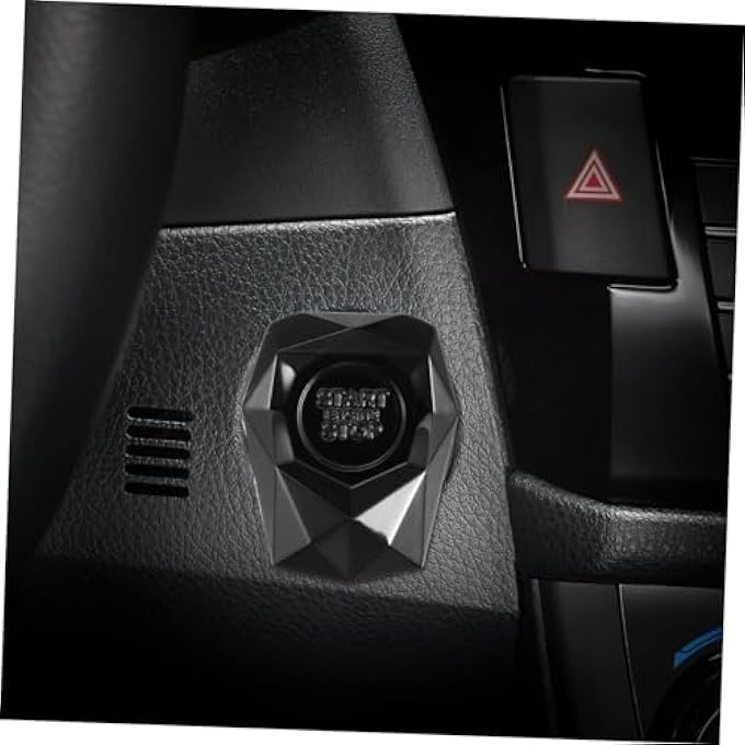 KASTWAVE Universal Car Engine Start Button Cover Stylish Ignition Key Bling Ring Sticker Decorative Accessories For Your Vehicle - Image 3