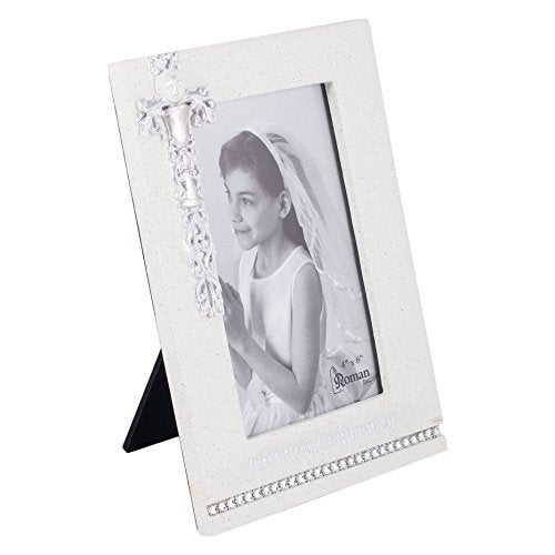 Roman Giftware Inc., Sacraments, First Communion, 8" H Communion Frame 4x6 Silver,Religious, Inspirational, Durable (6x1x7) - Image 2