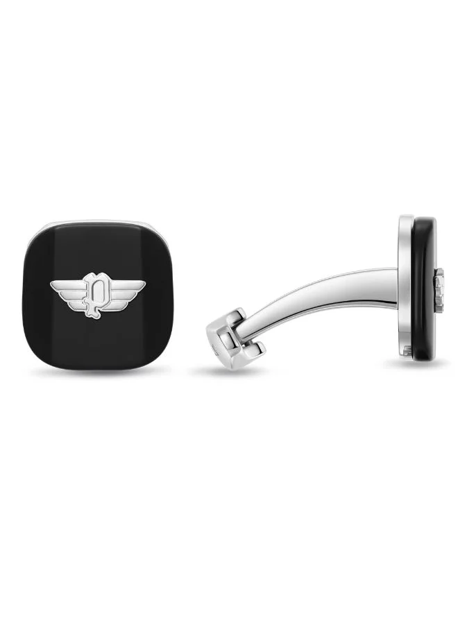 بوليس Square Cufflinks For Men Silver Color