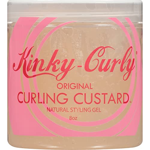 Kinky Curly جل USKinky Curly Curl Cusard 8oz لتعزيز التعريف ومكافحة التجاعيد للشعر المجعد - Image 1