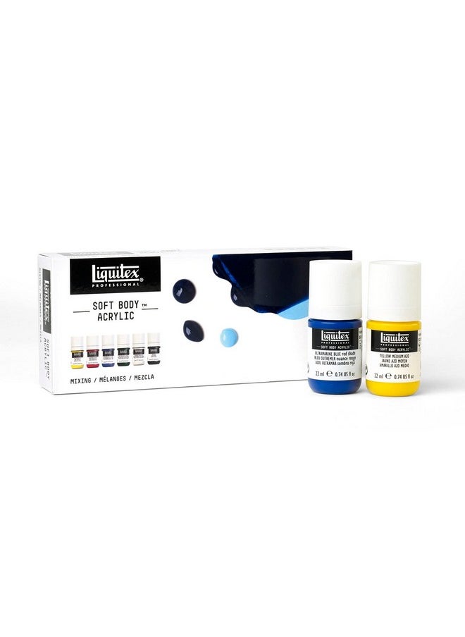 Liquitex Professional Soft Body Acrylic Paint 6 X 22Ml (0.74Oz) Mixing Set  - Image 4