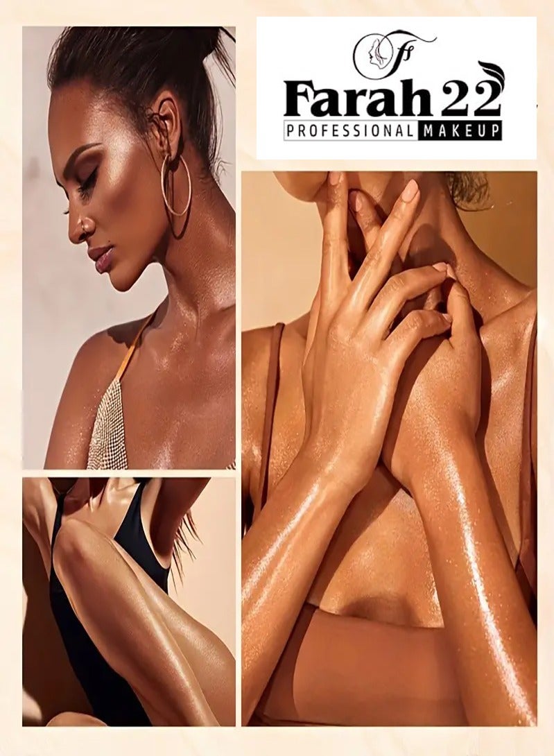 Farah22 Illumination and shine of the body light pink color spray - Image 3