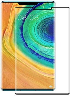5D Curved Glass Screen Protector For Huawei Mate 30 Pro - Black_one year warranty