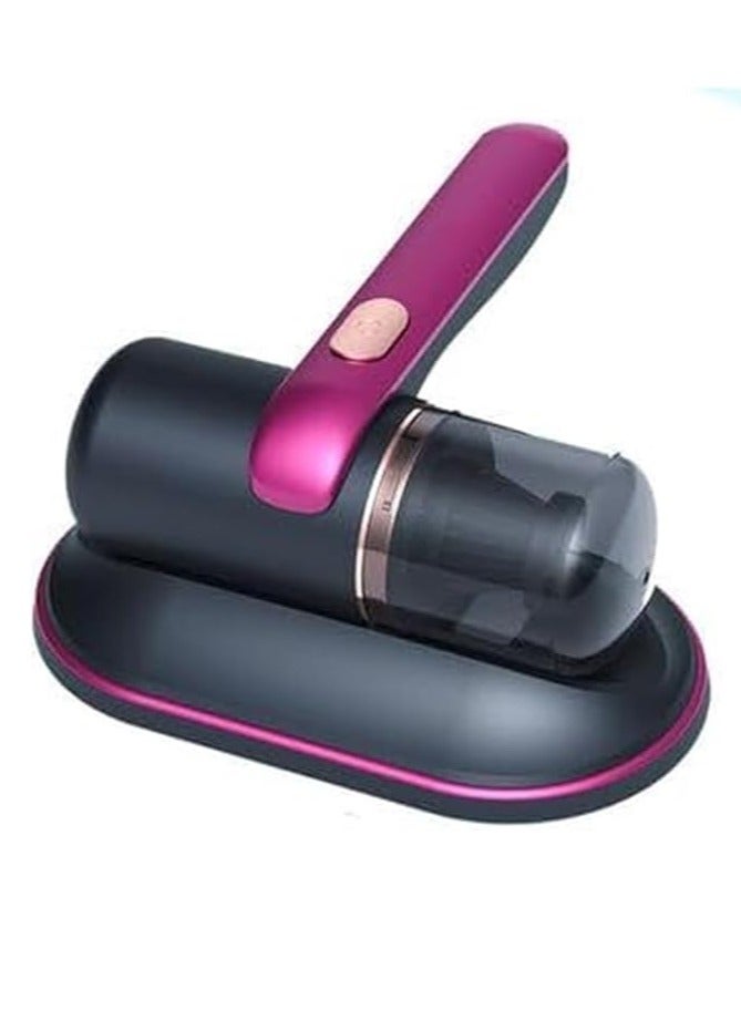 عربست أداة إزالة غبار منزلية عالية التردد وقوية في المنزل، مكنسة كهربائية محمولة باليد لإزالة الغبار، مكنسة كهربائية لاسلكية مزدوجة لإزالة الغبار لاسلكيًا لتنظيف الوسائد والأرائك (اللون: أرجواني) - Image 1