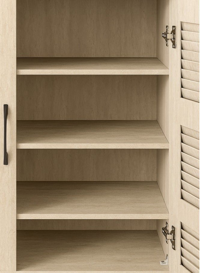 كريسلو  جزامة خشبية بثلاثة أبواب بتصميم أنيق وعملي - Image 5