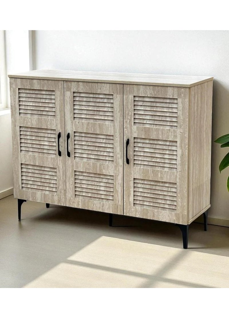 كريسلو  جزامة خشبية بثلاثة أبواب بتصميم أنيق وعملي - Image 1