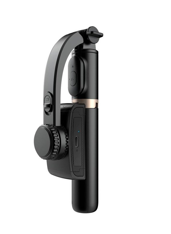 Generic Q08 Bluetooth Handheld Gimbal Stabilizer Outdoor Bracket Wireless Stick Adjustable Selfie Holder for IOS & Android Phone Black  - Image 2