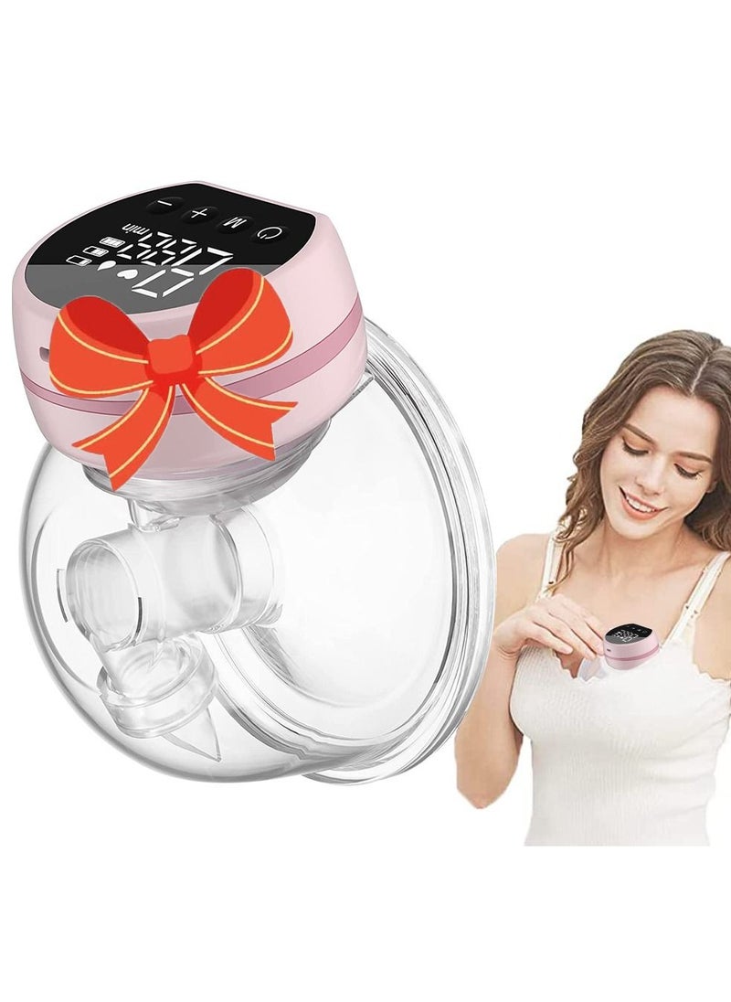 Gonice Breast Pump Electric,Wearable Breast Pump,Low Noise & Hands-Free Breast Pump,Portable Breast Pump with 3 Modes 9 Levels,Memory Function Rechargeable Single Milk Extractor with Massage Mode  - Image 1