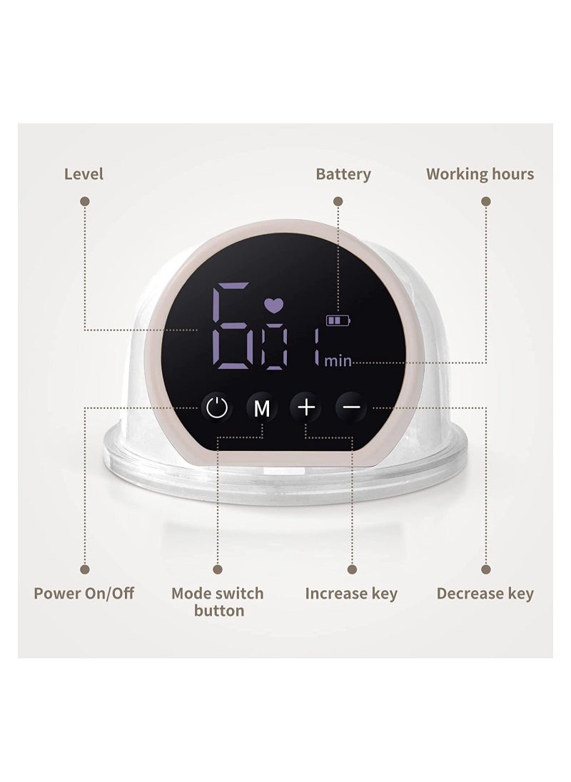 Gonice Breast Pump Electric,Wearable Breast Pump,Low Noise & Hands-Free Breast Pump,Portable Breast Pump with 3 Modes 9 Levels,Memory Function Rechargeable Single Milk Extractor with Massage Mode  - Image 3