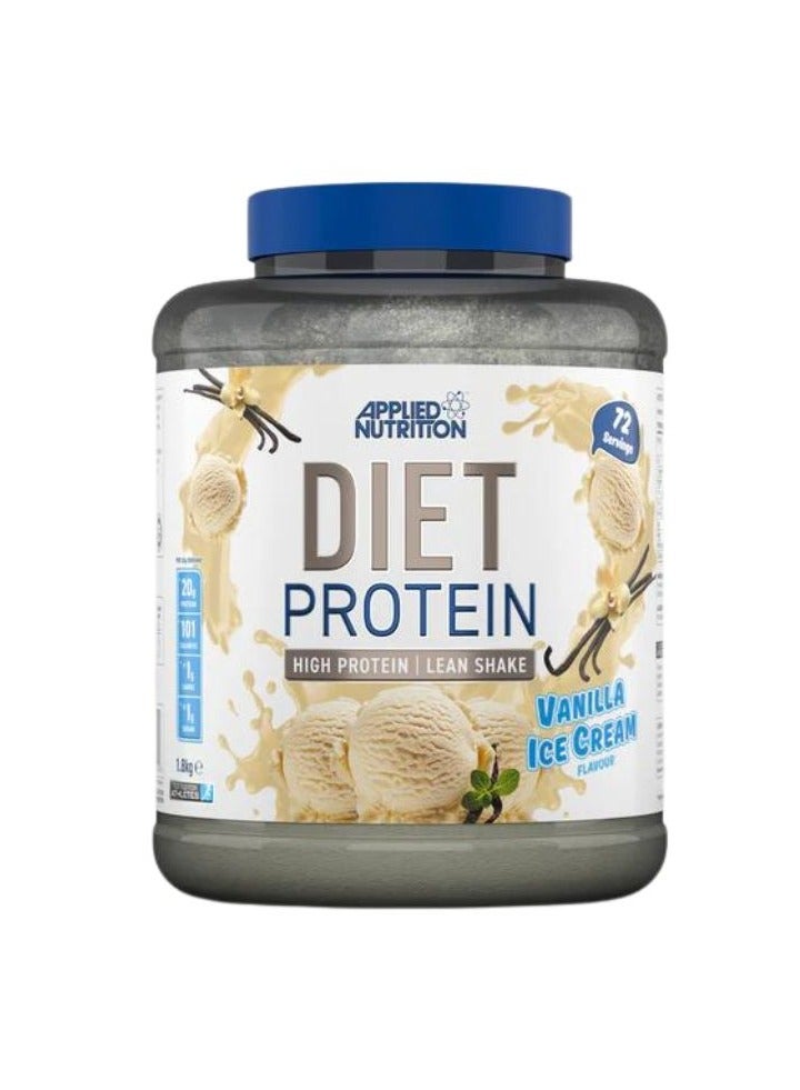 أبلايد نيوتريشن بروتين دايت واي من أبلايد نيوترشن، مزيج آيزو واي، بنكهة الآيس كريم بالفانيليا، 1.8 كجم" - Image 1
