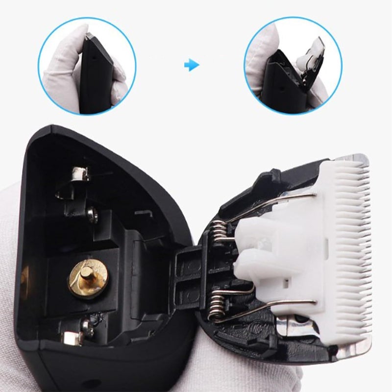 Kixre Body Hair Trimmer for Men Waterproof Adjustable Mens Groomer with Ceramic Cutting Heads for the Whole Body - Image 3