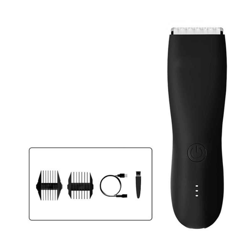Kixre Body Hair Trimmer for Men Waterproof Adjustable Mens Groomer with Ceramic Cutting Heads for the Whole Body - Image 1
