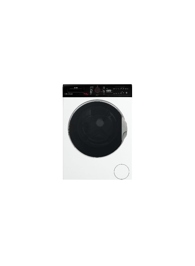 Hoover-HWD-V7514-W 7/5Kg Front Loading Washer Dryer, 1400 RPM, 15 Programs,Knob & Touch Control Panel, Overflow & Foam Protection, Stainless Steel Drum, Made in Turkey, 1 Year Warranty, White 7 kg 2200 W HWD-V7514-W White - Image 1