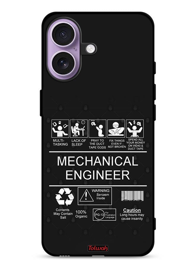 Tolwak Apple iPhone 17 Protective Case Cover Mechanical Engineer Sticker - Image 1