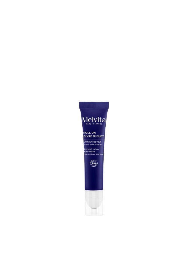 Melvita Roll-On Givré Bleuet Contour des Yeux Bio 10 ml - Image 1