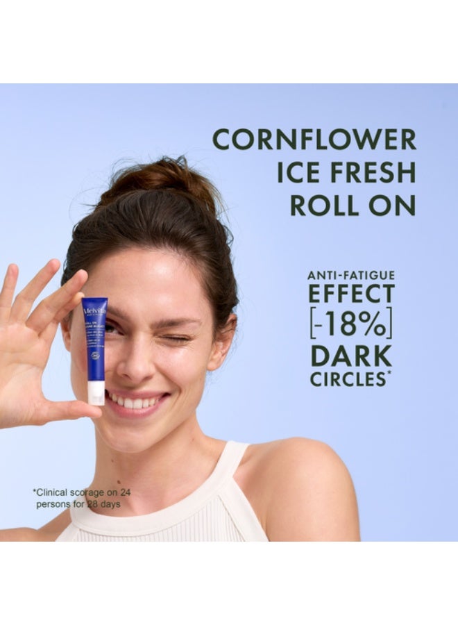Melvita Roll-On Givré Bleuet Contour des Yeux Bio 10 ml - Image 3