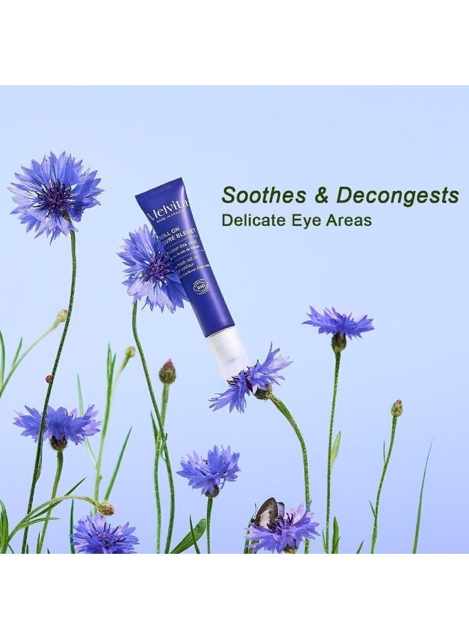 Melvita Roll-On Givré Bleuet Contour des Yeux Bio 10 ml - Image 2