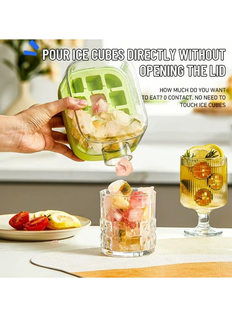 Ice Cube Bottle - 2 in 1 Touch-Free Ice Cube Tray Water Bottle, 2-in-1 Ice Cube Tray & Bottle, Easy Ice Release for Freezer, Perfect, For Coffee, Juice, And Beverages ( 500ml)  - Image 3