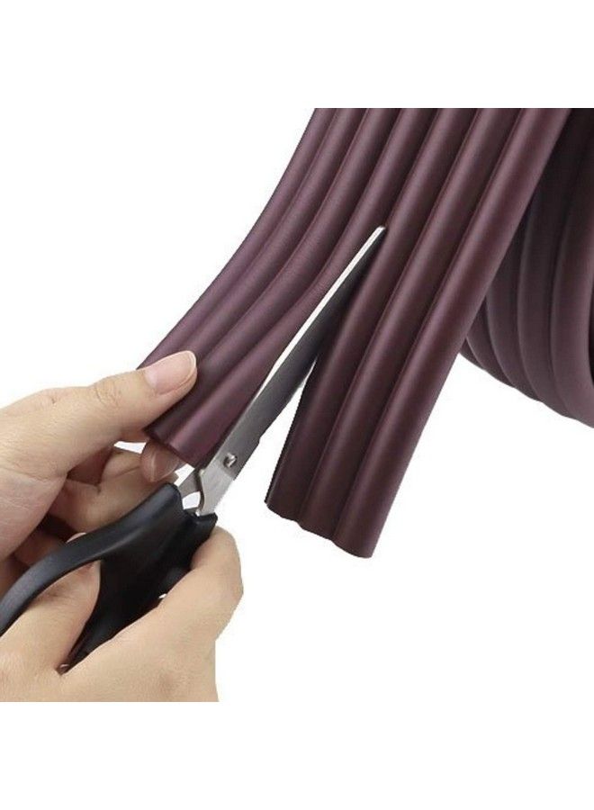 Leeonz 2M Baby Edge Corner Guards Safety Bumpers Edge Guard Soft Furniture Table Corner Protection Bumper Safe Protector Foam Baby Safety Bumper Guard Childproofing Strips For Baby Kids Child Toddler(Brown) - Image 4