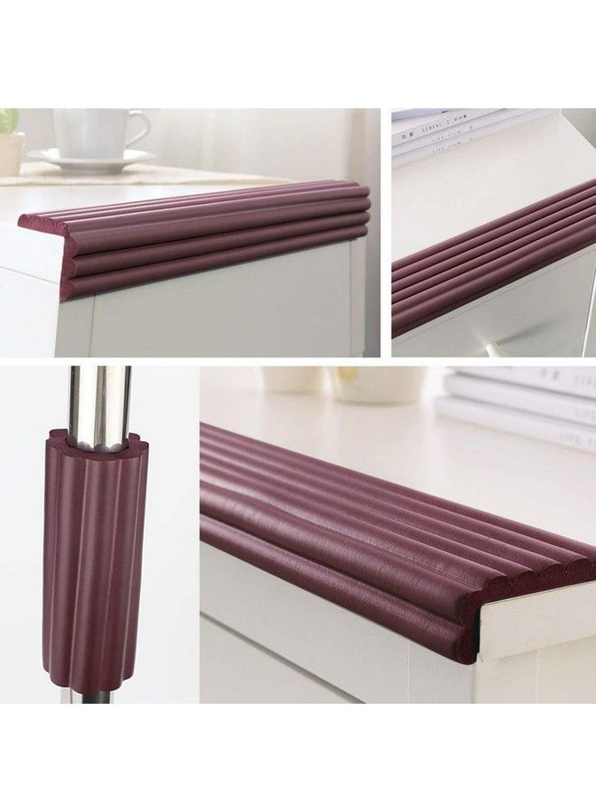 Leeonz 2M Baby Edge Corner Guards Safety Bumpers Edge Guard Soft Furniture Table Corner Protection Bumper Safe Protector Foam Baby Safety Bumper Guard Childproofing Strips For Baby Kids Child Toddler(Brown) - Image 3