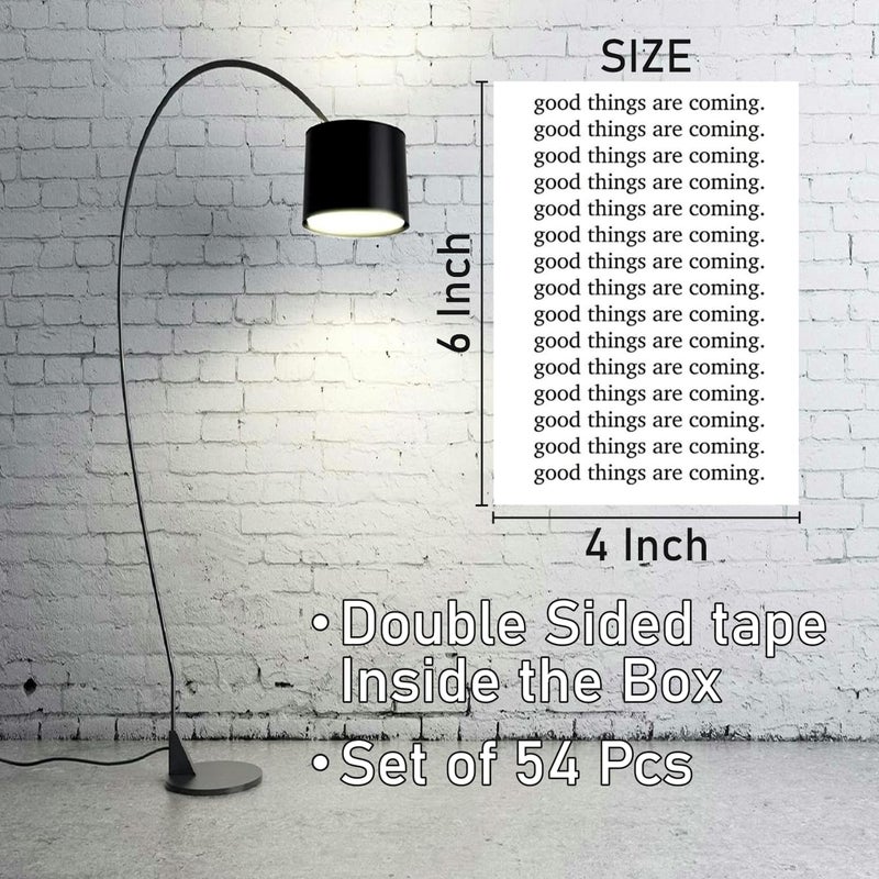 SAW SAW Cardstock Vission Board Posters Wall Poster Pack Of 54 4 X 6 Inches Aesthetic Artwork Posters Wall Decor Posters For Living Room Bedroom Home And Office - Image 4