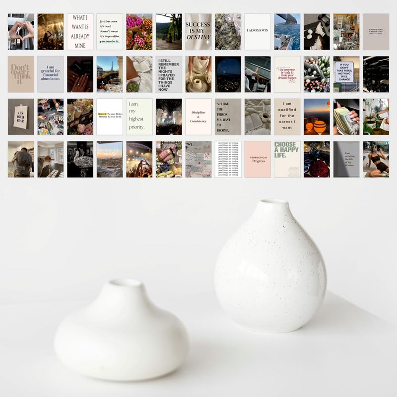 SAW SAW Cardstock Vission Board Posters Wall Poster Pack Of 54 4 X 6 Inches Aesthetic Artwork Posters Wall Decor Posters For Living Room Bedroom Home And Office - Image 5