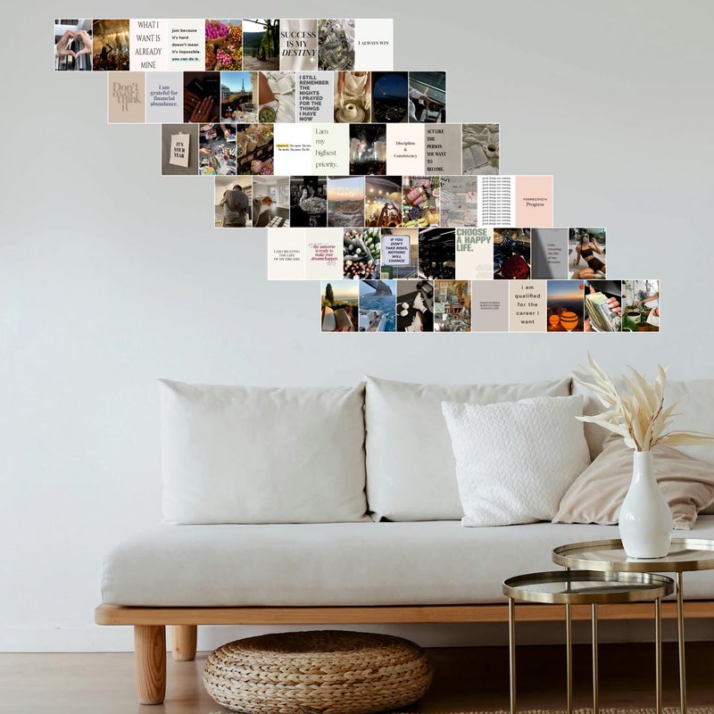 SAW SAW Cardstock Vission Board Posters Wall Poster Pack Of 54 4 X 6 Inches Aesthetic Artwork Posters Wall Decor Posters For Living Room Bedroom Home And Office - Image 3
