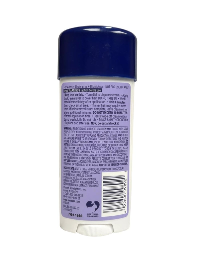 Nair Hair Remover Glides Away Max, Moroccan Argan Oil, for Bikini, Arms & Underarms, 3.3 Oz. by Nair - Image 4